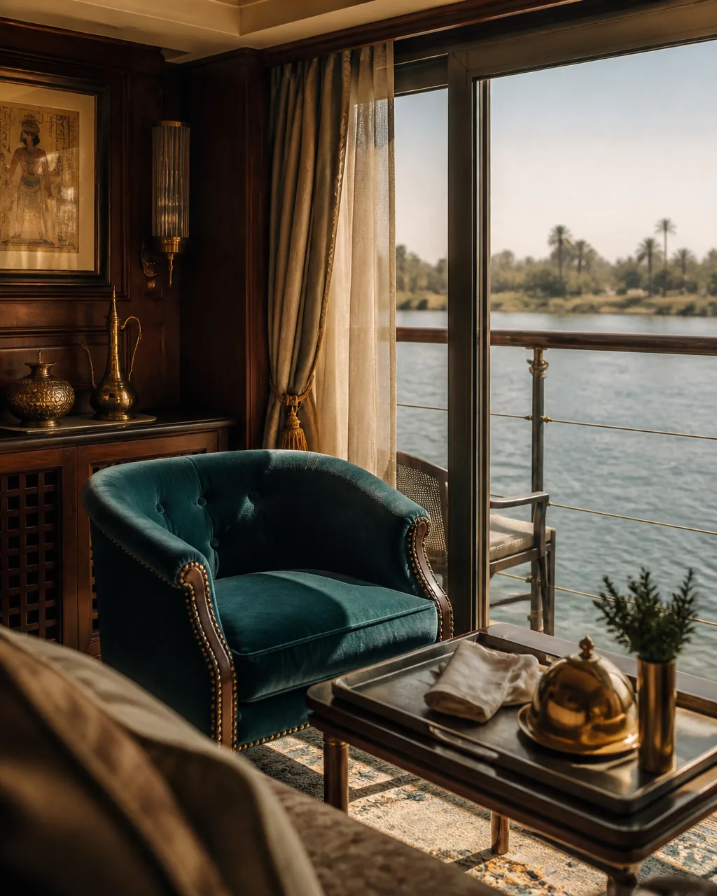 5-Star Luxury Nile cruise vessel